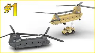 LEGO TUTORIAL | Boeing CH-47 F Chinook | 