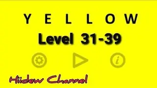 Yellow (Game) Level 31 32 33 34 35 36 37 38 39 Walkthrough  (by Bart Bonte)
