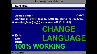 Change Language In KMPLAYER 100% No Errors Will Occur
