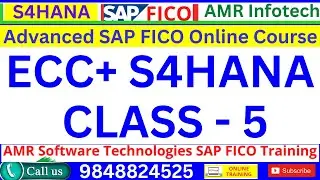 SAP FICO ECC+ S4HANA CLASS 5  - SAP FICO Course in Telugu - SAP Tutorial For Beginners in Telugu