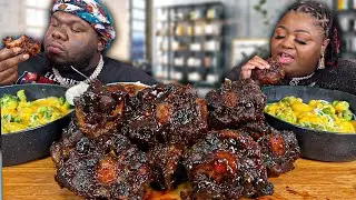 MY HUSBAND MADE BBQ OXTAILS FOR THE FIRST TIME (WOW!!)