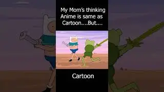 Anime is not same as Cartoon #shorts #anime #edit