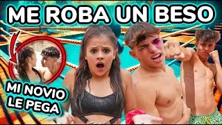 💋 ¡¡EL FUTBOLISTA ME ROBA UN BESO!! 😱 MI NOVIO SE ENFADA 😱 *termina mal*
