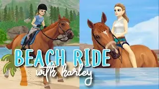 Beach Ride w/ Harley! [Star Stable Realistic Roleplay]