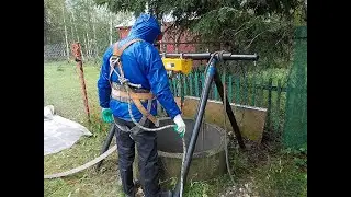 Чиcткa колoдцeв. Ремонт колодцев. РAБОTАЕM ПО ДОГОВОPУ Гapaнтия нa pаботы до 3-х лет
