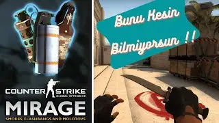 BUNU BİLMEDİĞİNE EMİNİM !! MİRAGE SMOKE TAKTİK - CSGO