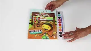 Livro aquarelas para pintar