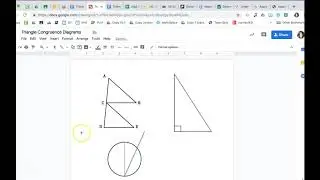 Using Google Drawings to create geometric shapes