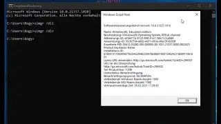 Windows10 key auslesen, Lizenz  re /de-installieren / übertragen. Lizenz Infos abrufen Slmgr .vbs ✔