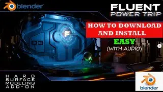 How to Download and Install Fluent Power Trip add-on for Blender