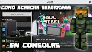 HOW TO ADD EXTERNAL SERVERS ON MINECRAFT BEDROCK CONSOLES | METHOD 1 | by Stheffanogamer