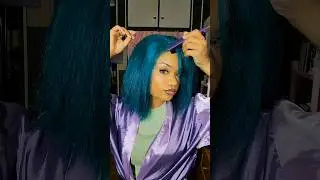 ASMR Hairbrushing and Styling 😳#shorts