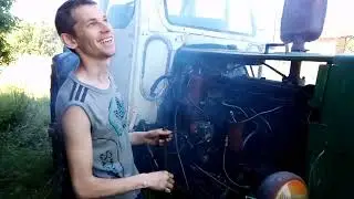 Первый раз заводим ТРАКТОР с 