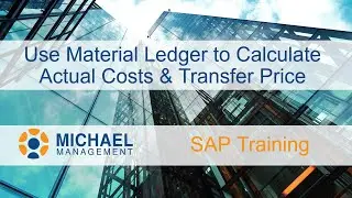 Use Material Ledger to Calculate Actual Costs & Transfer Price