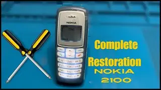 Nokia 2100 complete restoration | Nokia BLB-2 battery rebuilt