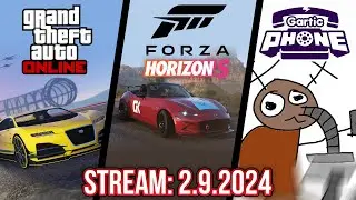 GEOGUESSR, GTA ONLINE, FORZA HORIZON 5, GARTIC PHONE, CALL OF DUTY BLACK OPS 6 | 2.9.2024