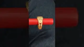 CNC machine ring design // ali SPL ring design // CNC gold ring video @masterblasterdesigner