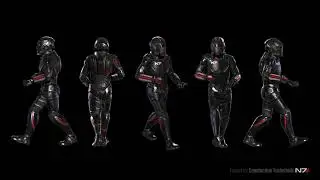 Mass Effect N7 fanart (Blender, Substance Painter,  Marmoset)