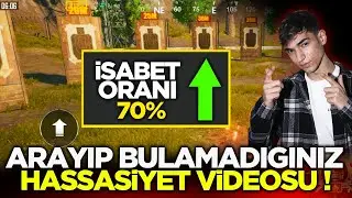 HER CİHAZA UYGUN EŞSİZ HASSASİYET VİDEOSU! YENİ HASSASİYETLERİM! / PUBG MOBİLE TRAİNİNG GAMEPLAY
