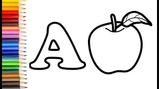ABC Drawing I Learn the Alphabets ABC I Learn Coloring and English I ABC Song I Song for Kids
