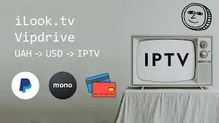 Pay for IPTV Vipdrive/iLook using PayPal and a bank card
