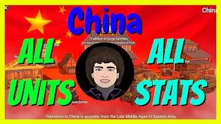 China - Stat Chat | War Selection - All Unit Stats of China