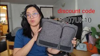 Trendy top handle crossbody laptop bag| Alfheim| discount code