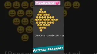 C Pattern program to print amazing design 