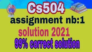 cs504 assignment nb1 solution with file 2021