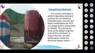 Training on Applicability and Feasibility of Roller Compacted Concrete Dams Day 2 Part II