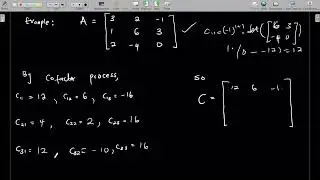 How to Find The Inverse Of A Matrix | Using Cofactors and Adjoint Methods