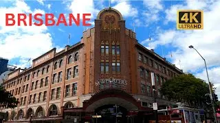 Brisbane, Australia: Walking Fortitude Valley to North Quay via Ann Street (4K)