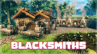 How to Build a Charming Blacksmith's Workshop | Valheim