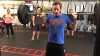 Joey Back Squat 1 RM 155#