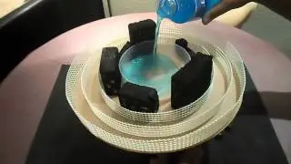Maqueta: La influencia de la Luna en las mareas.