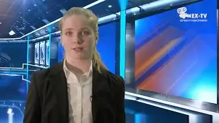 Кристина Федорова-Супонева на съемках в Экспресс-ТВ