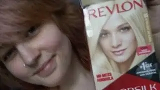 coloring my hair blonde with Revlon Colorsilk Ultra Light Ash Blonde 05