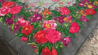Павловопосадский платок «Цветущий сад» Весенний и необыкновенной  красоты🌺