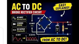 DIY AC to DC Circuit Converter (Super Simple!)