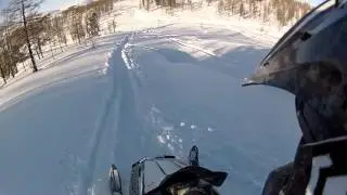 НА снегоходах в г.Риддер !