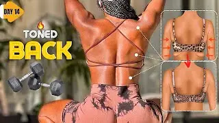 3 Week TONED BACK | YOU MUST DO THESE EXERCISES~FIT IN 20 DAYS #14🍂