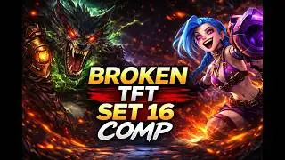 TFT Set 16 Warwick Carry + Jinx Backline  Winning Dragonborn Comp Guide