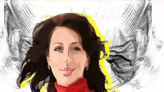 Test rotoscoping with background lady dancing