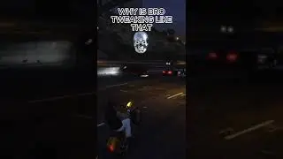 WHY IS THE NPC TWEAKING LIKE THAT #funny #gta #gtaonline #gaming #memes #glitch #gtav #mod #shorts