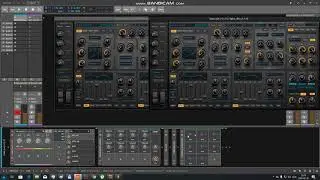 Bitwig connecting devices on different tracks, another cross-track modulation example