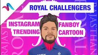 Rajasthan Royals | RR Instagram Trending IPL Fanboy | ToonApp Picsart Editing | Makecolor Tech Tamil