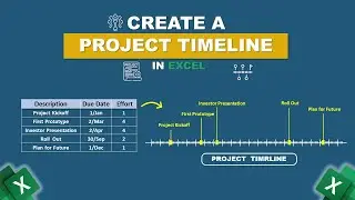 How to Create a Project Timeline in Excel