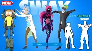 Fortnite SWAY Sync Emote on Legendary Skins シ