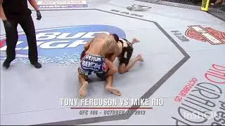 Submission Sunday UFC 166 Tony Ferguson submits Mike Rio by D'arce choke