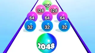 MAX 💥 Level Ball Merge 2048 🎱 Android and iOS Gameplay Walkthrough Ep 06